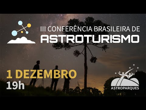 Gravação da terceira Conferência Brasileira de Astroturismo, realizada em 2025.